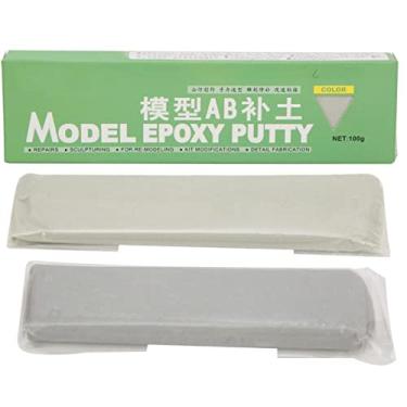 Imagem de Hztyyier 100g Putty Model Repair AB Quick-Drying Putty Fill Soil Modeling Hobby Craft Accessory(Grey) Adhesives
