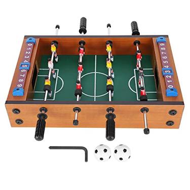 Imagem de Mesa de peosboli, minibarto de mesa portátil, jogo de futebol de mesa com duas bolas e guardião de pontuação para bares, festas, noite em família
