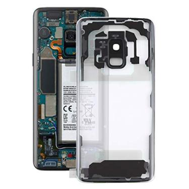 Imagem de For Samsung Galaxy S9 G960F G960F/DS G960U G960W G9600 Transparent Battery Back Cover with Camera Lens Cover (Transparent)