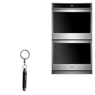 Imagem de Caneta Stylus BoxWave compatível com Whirlpool – Forno de parede elétrico duplo embutido de 68,5 cm – Aço inoxidável (Caneta Stylus da BoxWave) – Caneta Stylus capacitiva Bullet Stylus com argola para chaveiro