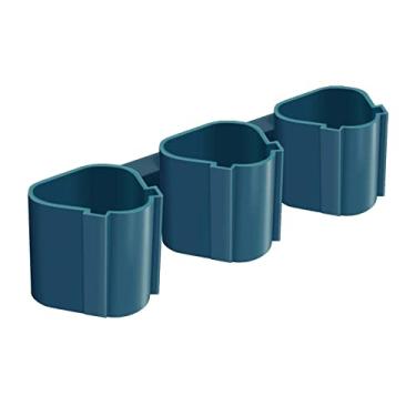 Imagem de Suporte de Multiuso E Suporte de Armazenamento de Ferramentas Montado Na Parede Organizador Estável Suporte de para Serralheiro, Suporte de bateria azul