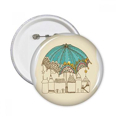Imagem de Guarda-chuva de renda, casa, estrela, chuva, broches, emblema, decoração de roupas, 5 peças, presente