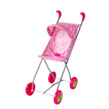 Imagem de Oliveira Carrinho de Boneca Luxo I Brinquedos - Rosa - A partir de 3 anos