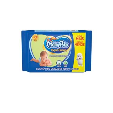 Imagem de MamyPoko Lenços Umedecidos Toque Suave 100 Unidades