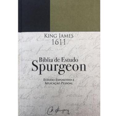 Imagem de Bíblia King James 1611 De Estudo Expositivo E Aplicação Pessoal Spurge