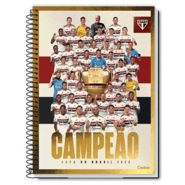 Imagem de Caderno Universitário São Paulo Futebol Clube Spfc 10 Matérias Espiral