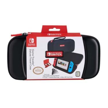 Imagem de Officially Licensed Nintendo Switch Game Traveler Deluxe Travel Case with Adustable Viewing Stand - Black