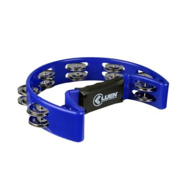 Imagem de Pandeirola Meia Lua Abs Azul Plat Inx com Pegador - Brasil