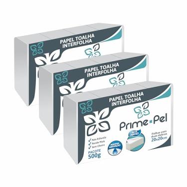 Imagem de Papel Toalha Interfolha Interfolhado Para Secar As Mãos Banheiro 3000 Folhas