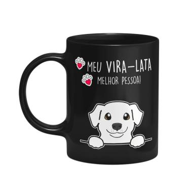 Imagem de Caneca Dog - Meu Vira-lata branco, melhor pessoa! M2