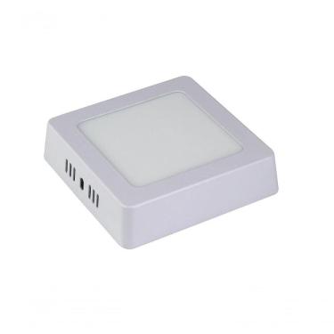 Imagem de Painel De Led Quadrado Sobrepor 6w Bivolt Taschibra 6500k Luz Fria