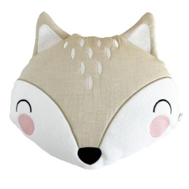 Imagem de Biramar Baby Almofada Woodland Raposa Bege Cinza
