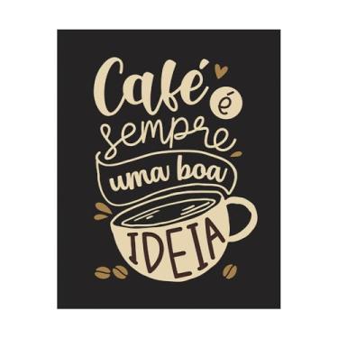 Imagem de Placa Decorativa 20x25 para Cantinho do Café Padaria Cozinha