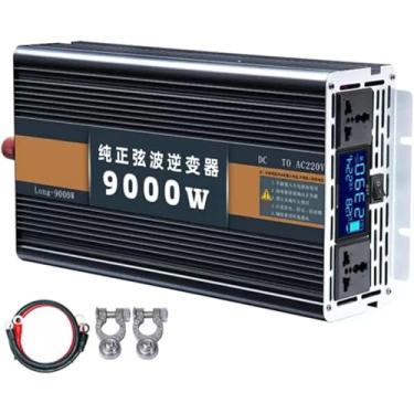 Imagem de Inversor de energia para carro de onda senoidal pura 5000W, 6000W, 7000W, 8000W, 9000W, 12000W (pico) Inversor DC 12V/24V/48V/60V a 220V Conversor AC com display LCD Carregador de carro com