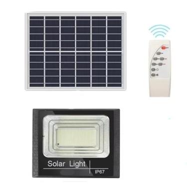 Imagem de HYZHANHONG LED luz solar ao ar livre, 500W impermeável segurança de rua solar floodlight painel ajustável com controle remoto, adequado para luzes do alpendre do jardim da rua