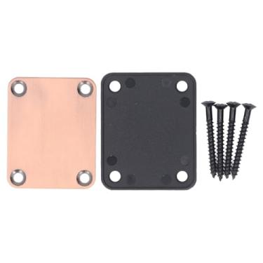 Imagem de Placa de Pescoço de Guitarra Elétrica, Placa de Pescoço de Baixo, 4 Parafusos Com Parafusos para Telecaster, Peças de Reposição, Acessórios