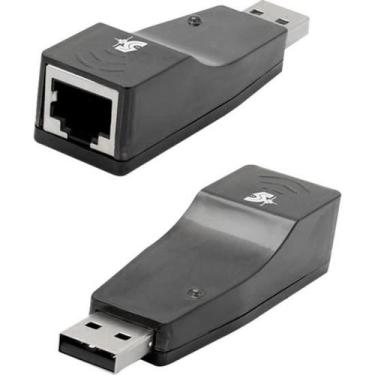 Imagem de Adaptador USB 2.0 Para Rede RJ45 Ethernet 10/100 Mbps 5+