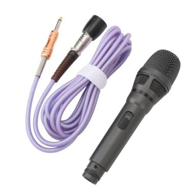 Imagem de Microfone Vocal Dinâmico, Microfone Portátil de Metal para Canto de karaokê Com Captação Cardióide, Design Acústico Superior