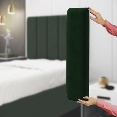 Imagem de Painel Modulado Nashira 140 Sued Aradecor, Verde, CASAL PADRãO