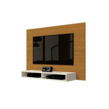 Imagem de Painel para TV até 43 Polegadas New Fox Edn, Cedro/Off