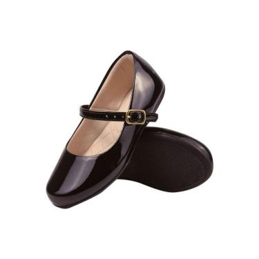 Imagem de Sapatilha Infantil Menina Sapato Boneca Feminina Social Básica Batizad