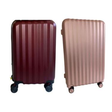 Imagem de Kit duas malas de bordo capacidade 10kg padrão anac tokio - Ultra Leve