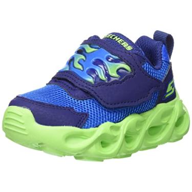 Imagem de Skechers Tênis masculino Thermo-Flash-Flame Flow, Azul marinho/limão, 18