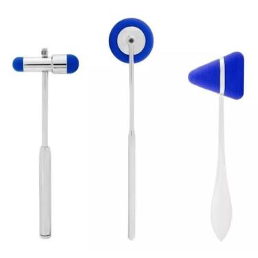 Imagem de Martelo Neuro Buck + Martelo Babinski + Martelo Taylor - Azul - BIC