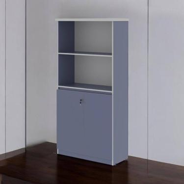 Imagem de Armário Estante Com Prateleiras Doubler Azul