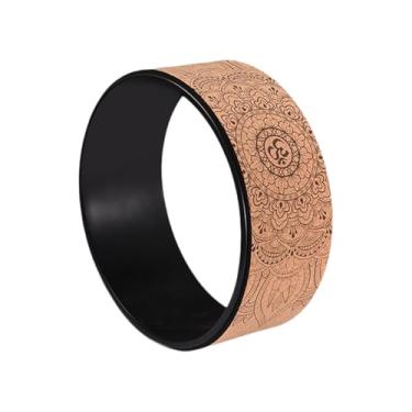 Imagem de Vaveren Roda de ioga com rolo traseiro, ferramenta de treinamento para costas, suporte de ioga, maca para costas, rolo de ioga para exercícios em casa, Style a