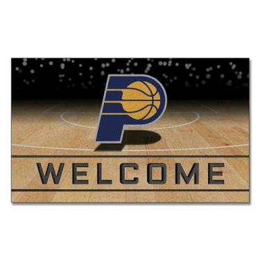 Imagem de FANMATS Tapete de porta Indiana Pacers 21951 Team Color Crumb Rubber
