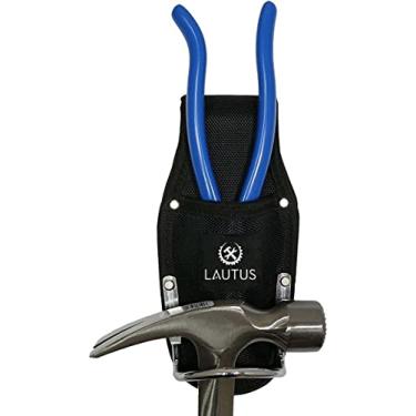 Imagem de Lautus Coldre de alicate de nylon e suporte de martelo de aço resistente, suporte de ferramentas preto