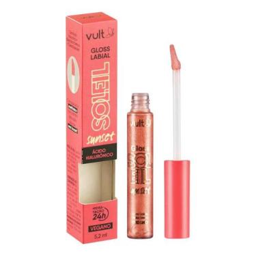 Imagem de Gloss Labial Vult Soleil Sunset Ácido Hialurônico Praiana 5,2ml