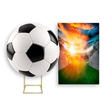 Imagem de Painel De Festa Redondo 1,50x1,50 + Painel Vertical 1,50x2,20 - Bola d