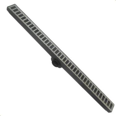 Imagem de Ralo 5x70 Preto Grelha Aluminio e Tela Anti-Inseto Tubo 40mm Quintal, 