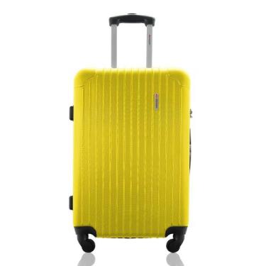 Imagem de Mala de Viagem Média 23kg Despachada Rígida Rodas 360º Cadeado de Segr