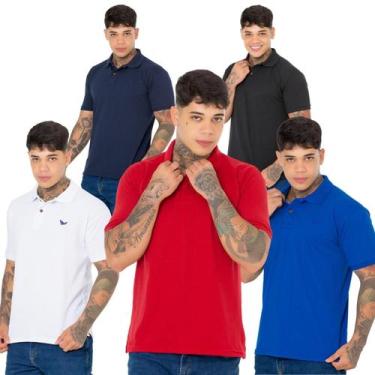 Imagem de Super Kit 5 Polos Ridens Elegância e Conforto  Oferta Exclusiva Veja, 