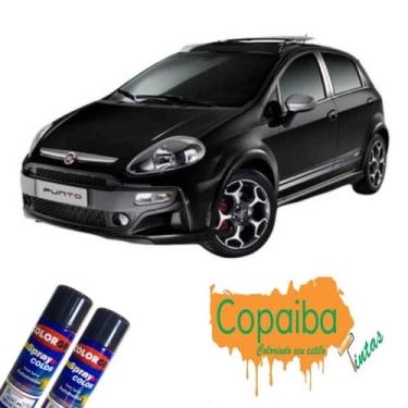 Imagem de Tinta Spray Automotiva (PRETO PEROLIZADO) NA COR DO SEU CARRO 300ml Fe