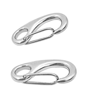 Imagem de ＫＬＫＣＭＳ Mosquetão de Mosquetão de aço Inoxidável 316 para Serviços Pesados ​​para