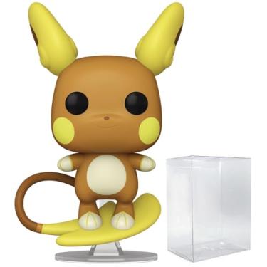 Imagem de POP Jogos: Pokémon - Boneco de vinil Alolan Raichu Funko (incluído com caixa protetora compatível), multicolorido, 9,5 cm