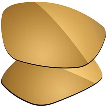 Imagem de Firtox Lentes polarizadas de substituição compatíveis com óculos de sol Oakley Juliet - Bronze âmbar