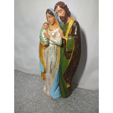 Imagem de Imagem Sacra da Sagrada Família, Estatueta Decorativa, 30cm, Multicolorida