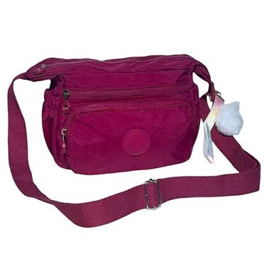 Imagem de Bolsa Feminina Transversal C/Chaveiro Pompom - Chalex (Pink)