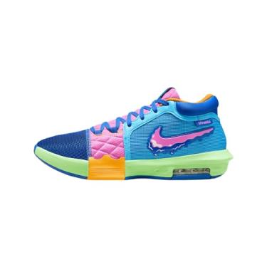 Imagem de Nike Lebron Witness 8 "I Promise School (HJ2962-900, multicor/azul báltico) rosa divertido), Multicolorido/azul báltico/rosa divertido, 39