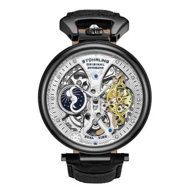 Imagem de Relógio Masculino Stuhrling 3920.4 Automático 46mm, Preto