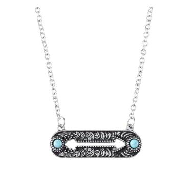 Imagem de SIXAOAZZ Colar de alfinete de segurança pingente de coração doce estilo legal clipe de papel colar com corrente de extensão personalidade de cobre simples joia de alfinete de segurança requintada para