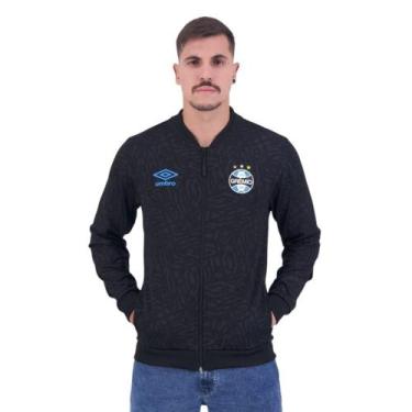 Imagem de Jaqueta Umbro Grêmio Hino 2024 Masculina, Preto, G