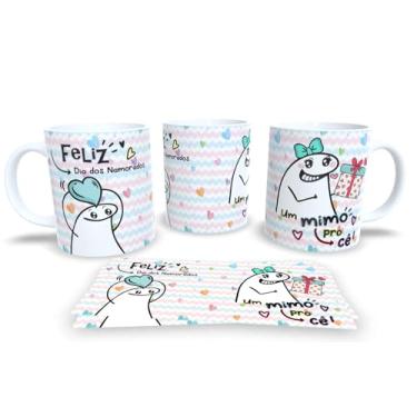 Imagem de Canecas para casal apaixonado Personalizada dia dos Namorados Pack33 (Mod.13)