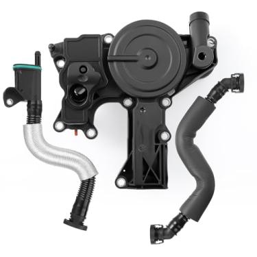 Imagem de ACLONG Válvula PCV separador de óleo de válvula de ventilação do cárter do motor com kit de mangueira de respiro apto para Audi A3 A4 A5 Q5 Quattro Apto para Volkswagen VW Beetle EOS CC GTI Jetta