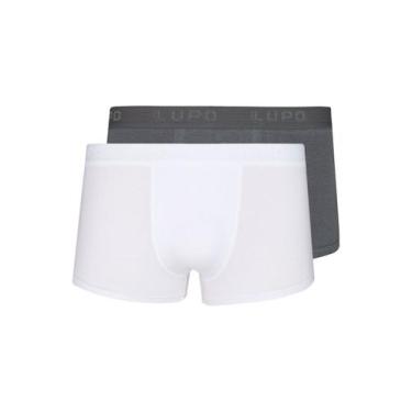 Imagem de Kit com 2 Cuecas Sunga Lupo 480-002 Colorido, Branco, G